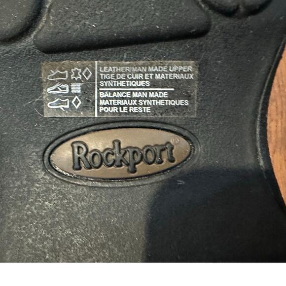 Rockport Men’s Eureka Leather Walking Shoes Black Size 13 Classic Comfort - Picture 11 of 11